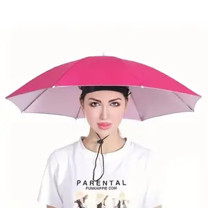 Head Umbrella, 1pc Portable Sunshade Umbrella Hat, Adjustable Sun Protection Umbrella Hat for Outdoor Activities, Foldable Umbrella Hat for Women & Men, Lightweight Umbrella