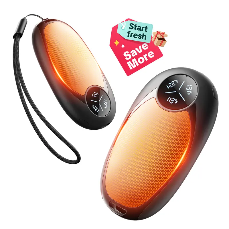 Hand Warmers Rechargeable 2 Pack Electric Hand Warmer Magnetic Ultrathin Portable for Men Women Christmas Hiking Golf Hunting Accessories