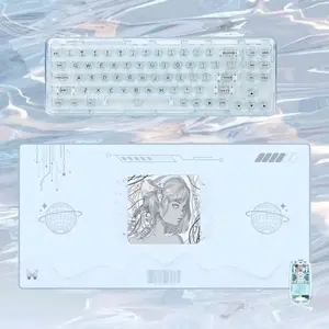 Cybercore Y2K Gaming Deskmat Cyberpunk Aesthetic XL Mousepad for Clean Setups