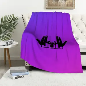 Rapper JuL C'est Pas Des Lol Printed Blanket Picnic Blankets Warm Blanket Soft and Comfortable Blanket Home Travel Birthday Gift