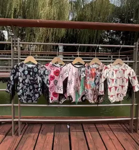 Sibling Clothes Western Cowgirl Tassels Long Sleeve Girls Romper