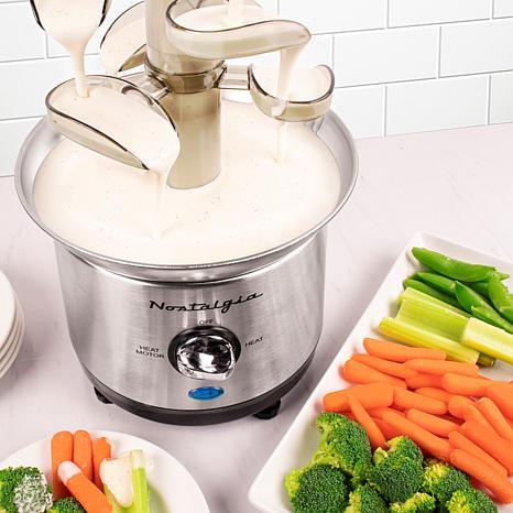 Nostalgia 2lb Stainless Steel Cascading Fondue Fountain