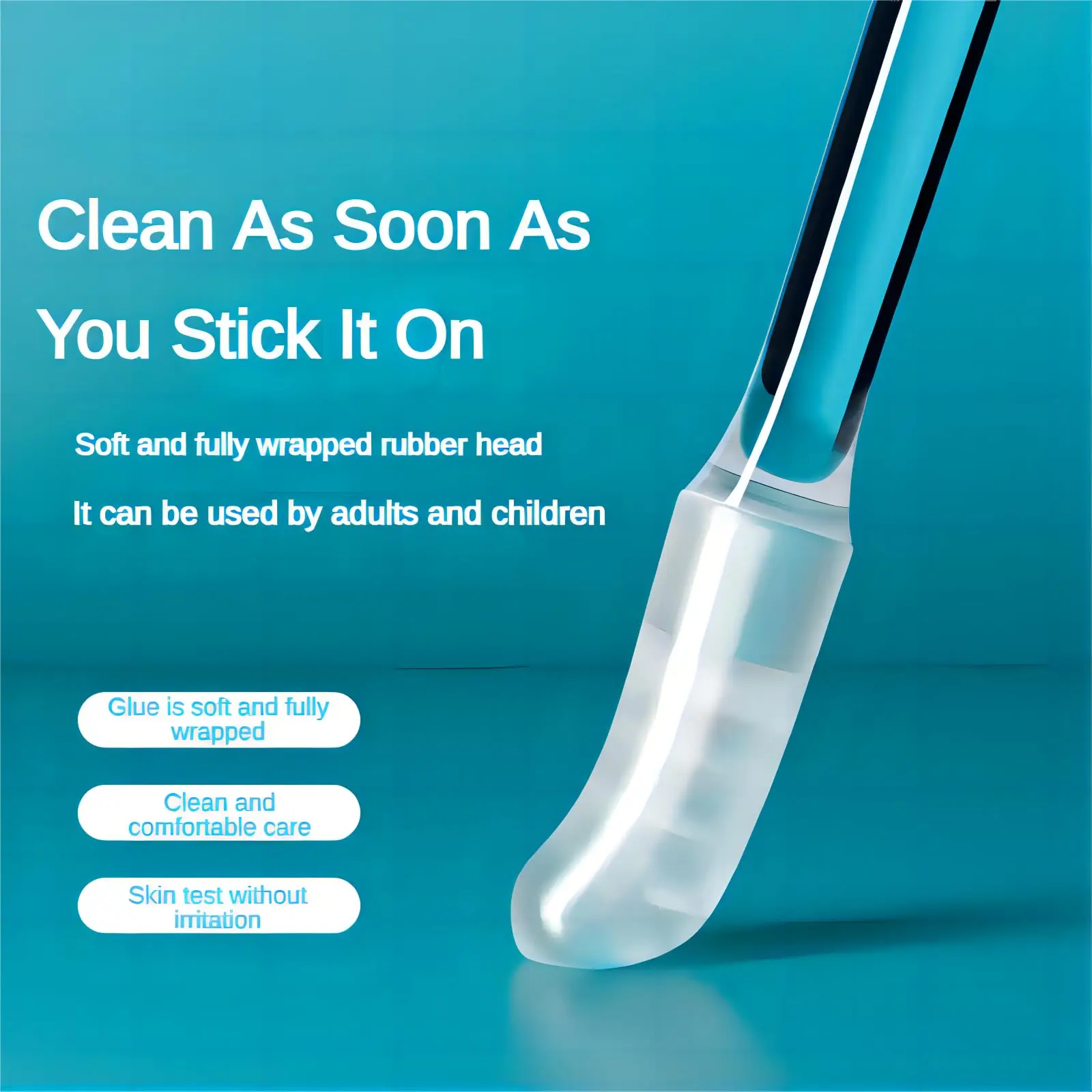 Sticky Ear Cleaning Stick for Adults, Reusable Sticky Ear Cleaner Picks, Removal Adhesive Swabs Gentle Soft Ear Scoop Remover Tool with Dust Cover Packaging (1 Set/24 PCS)