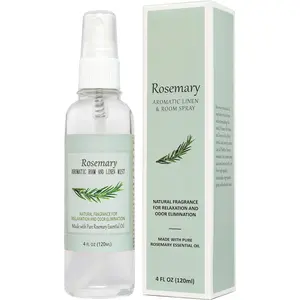 Rosemary Linen & Room Spray,  Aromatic Spray Made with  Pure Rosemary Essential Oil, Relaxing Home  (4.06 fl oz)