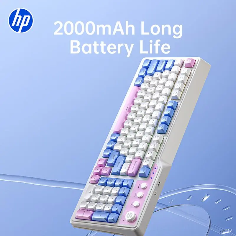 HP K360 Wireless Tri-mode Mechanical Tactile Feedback Keyboard, 99