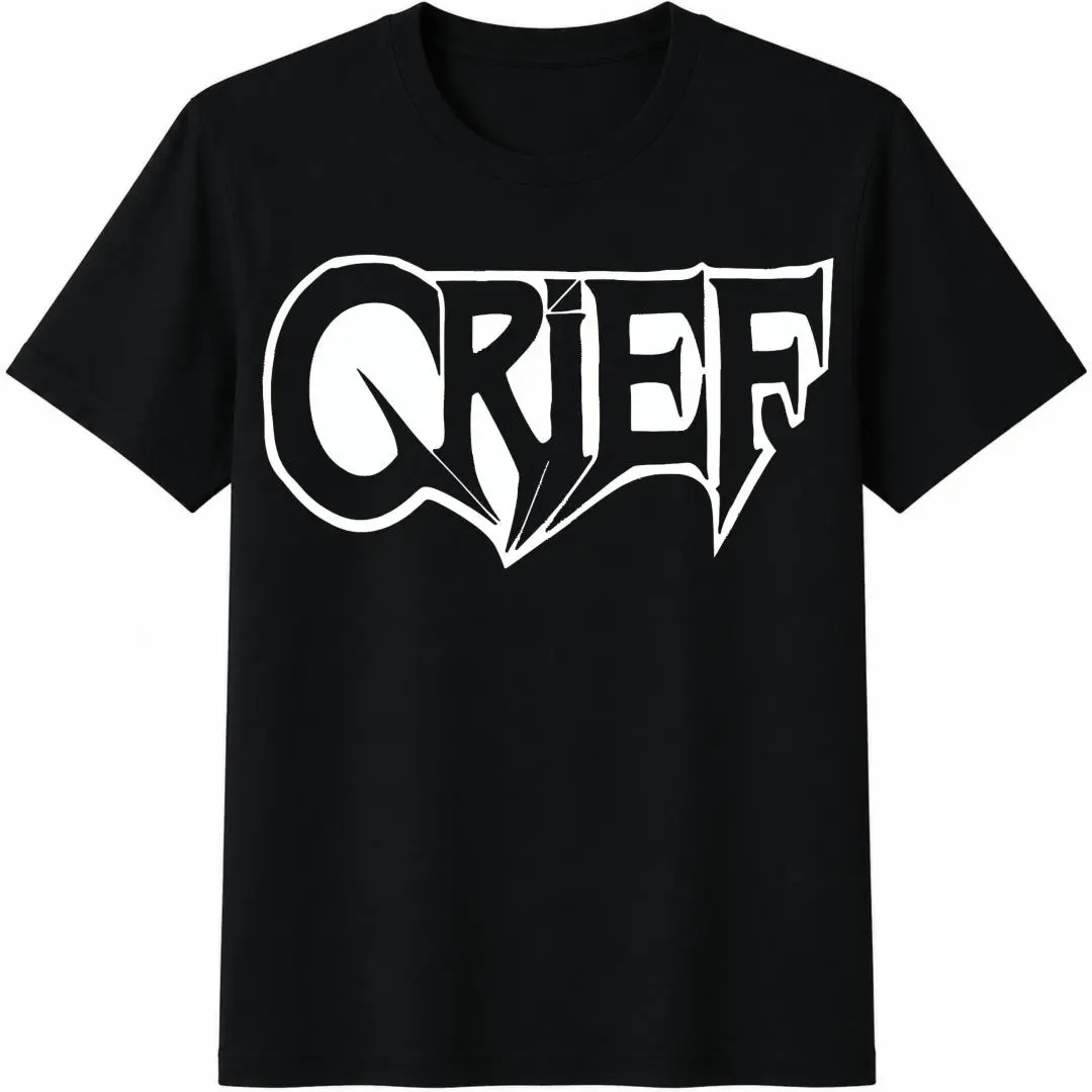 Menswear Fashion Short-Sleeve T-Shirt, Grief Logo Top with Metal Sludge, Eyehategod, Noothgrush, Crowbar, Buzzov*En, TXR6 Matching Sports Outdoor Top, Breathable