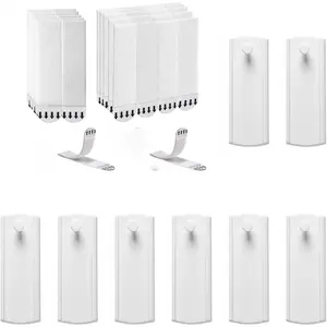 Large Universal  Strips, 8 Picture Hangers,12-Pairs(24 Strips) Sticky Picture Hangers for Walls  Free Picture  Hooks Heavy Duty, No Nails Picture Hooks