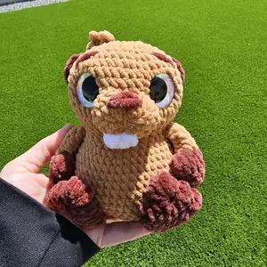 Handmade Crocheted "Mabel" Inspired Beaver