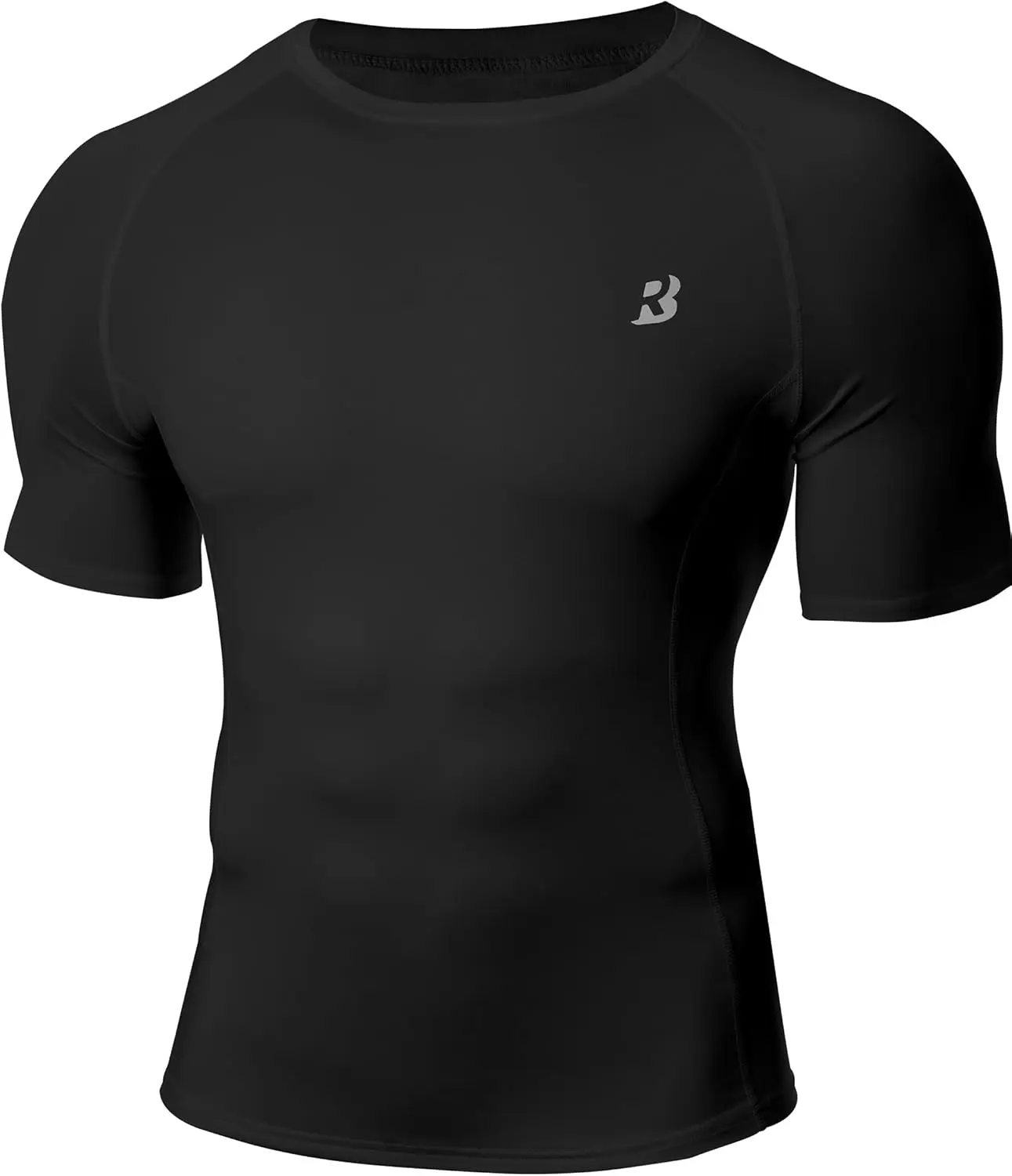 Compression Shirt Men Short Sleeve, Cool Dry Base Layer Athletic Undershirts, Workout T-Shirt for Sports Gym RunningGift.