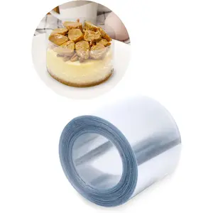 Cake Collar 2 x 600 in (50ft) - Acetate Roll - Acetate Sheets for Baking - Cake Wrapping Plastic - Acetato para Pasteles y Reposteria