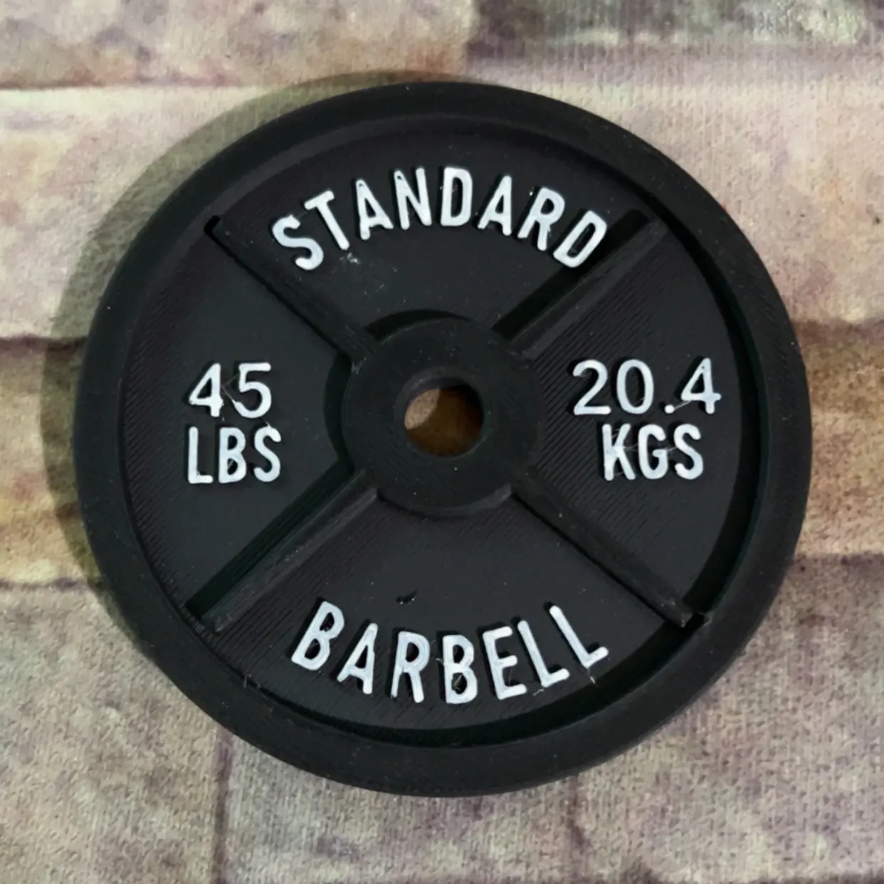 Standard Barbell Plate Tableware Drink Coaster