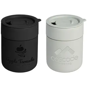 Personalized Obsidian 9 oz. Ceramic and Silicone Mug Laser Engraved