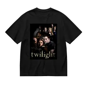 Twilight Vampire Romance Graphic T-Shirt - Soft Cotton Crew Neck Tee for Women, Sizes S To Xxl - Casual Loose Fit with Movie-Inspired Design