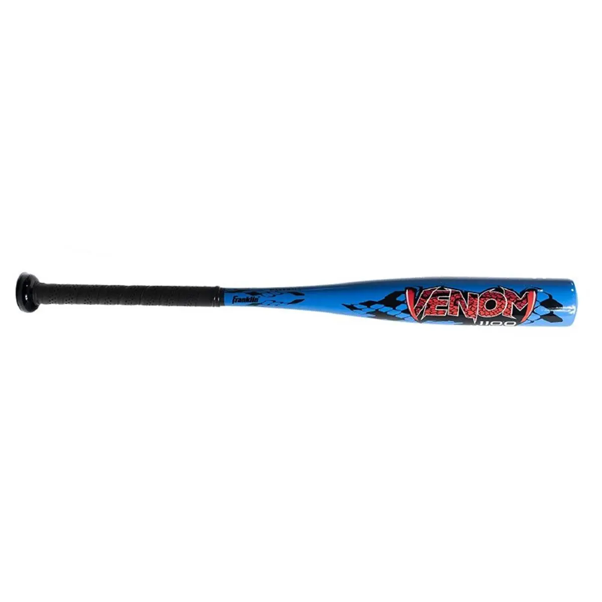Franklin Venom Youth Teeball Bat, 25 in/15 oz, -10 Drop Weight, Trendy Blue Design, Durable Baseball Bat, Renewable & Strong Patterns, Baseball Training Equipment
