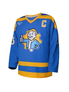 Breathable Loose-Fit Men's Hockey Jersey | Custom Name and Number Stitching, Designed for Hockey, Parties, and Casual Wear | Machine-Washable Fabric | Ideal Gift for Players and Fans, Sporty Casual Style, Professional Fit, Moisture-Wicking and Breathable