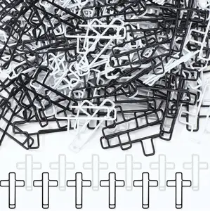 Black & White Cross Bookmark - Cross Paperclips - Bible Bookmark - Cross Page Marker - Bookmarks - Bible Accessories - Paperclips - Christian Gift