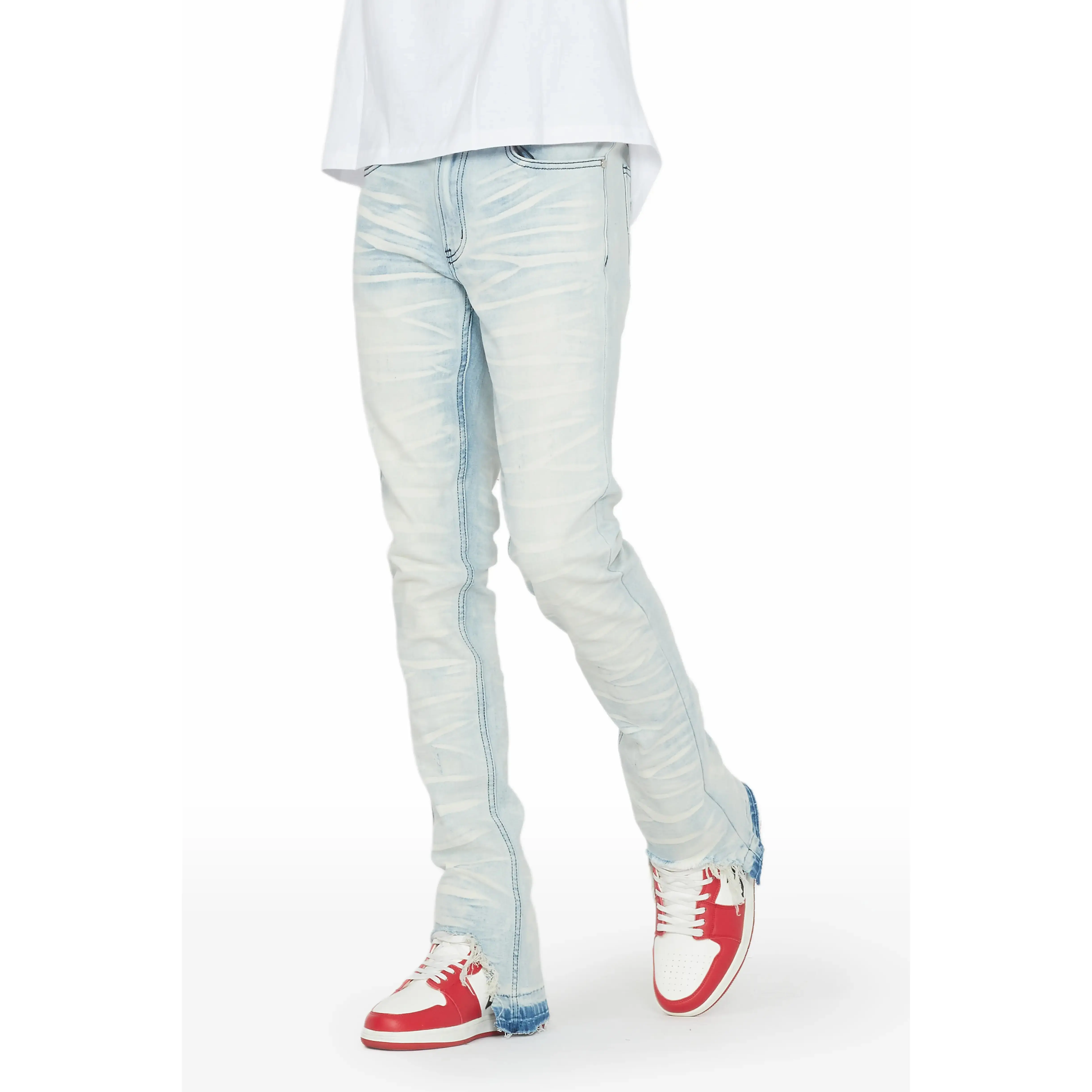 Lakyn Light Wash Stacked Flare Jean Lakyn Light Wash Stacked Flare Jean