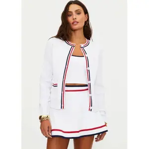 BEACH RIOT- TAMARA SKIRT HERITAGE WHITE