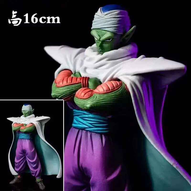 Anime figure with cape, Piccolo, Daimaō, flute, and other magical elements; desktop toy, ornament, souvenir, gift.