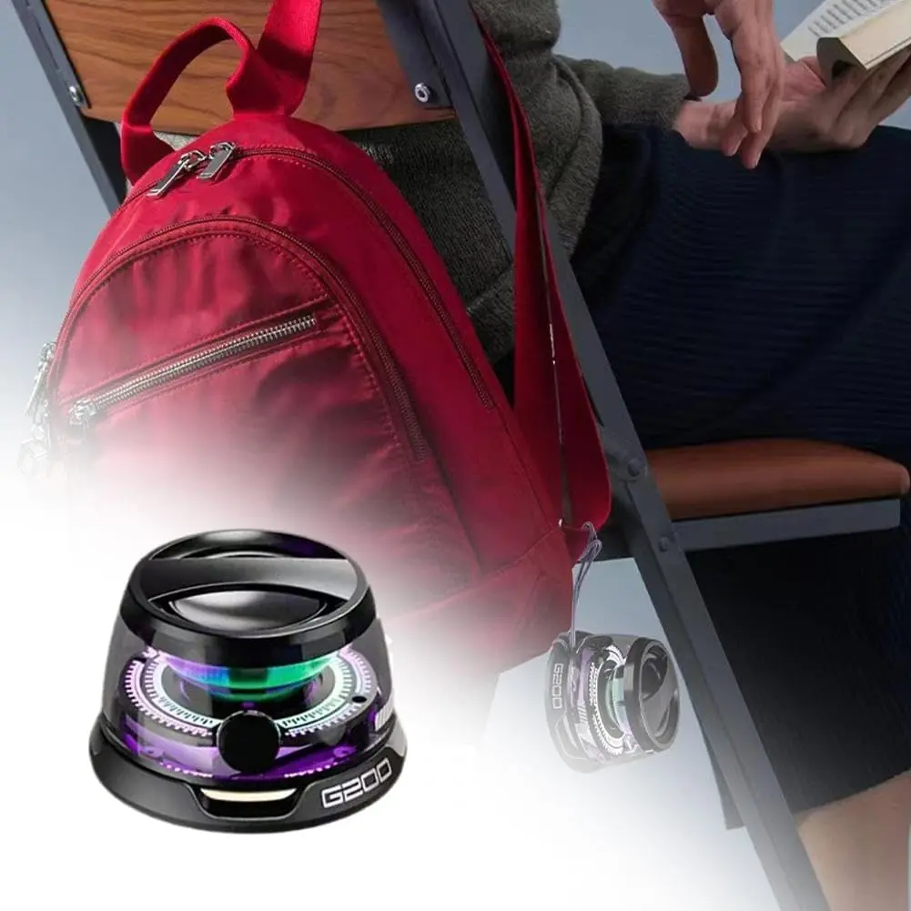 Magnetic Bluetooth Speaker | TWS Stereo Pairing, 7H Battery, Compact Portable Premium Sound