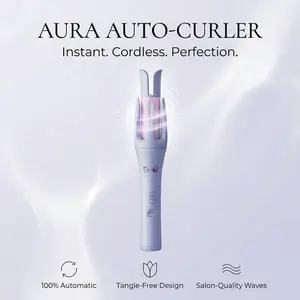 Automatic Hair Curler, Professional Auto Rotating Curling Wand for Salon-Quality Waves, 4 Adjustable Temps (320°F-428°F), Tangle-Free Cordless Design, Perfect Birthday Gift for Women