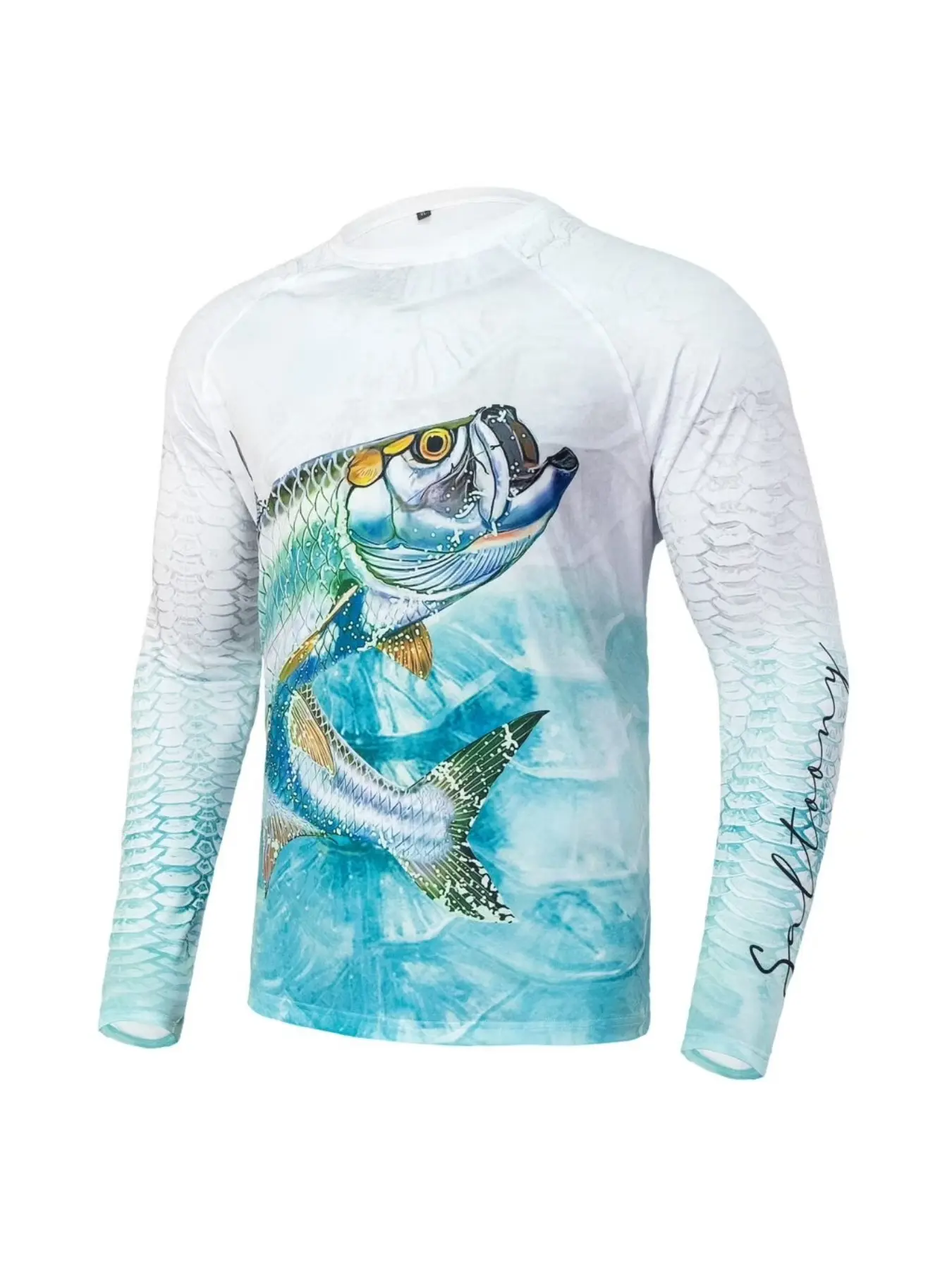 Sea fishing suit, fishing gear outfit, UV protection, quick-drying long-sleeved, surfing suit, suitable for outdoor activities, beaches, fishing and surfing