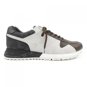 Pre-owned Louis Vuitton Canvas Small Leather Goods Run Away Line Monogram Sneaker