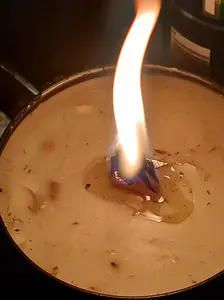 Taylored Family Whiskeyed Scents Hand-Poured Beeswax Candle with Custom Cherry Wood Wicks 2.7 oz 4 oz 8 oz Tin Options Matte Black Tin Authentic Craftsmanship Cherry Coconut