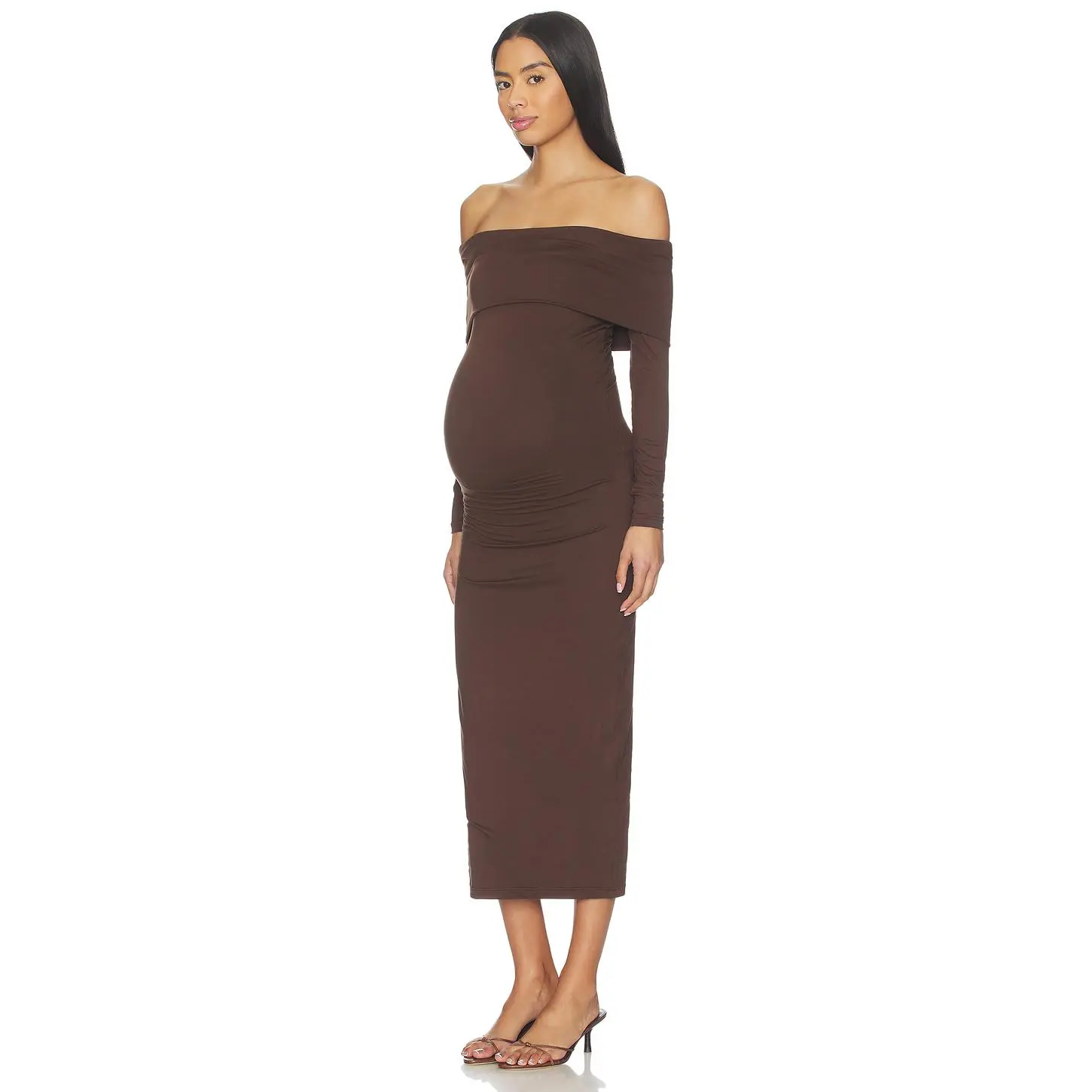 BUMPSUIT The Alison Dress in Chocolate