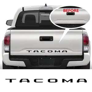 Tailgate Insert Vinyl Sticker Letters Decals For Toyota Tacoma 2016-2023