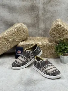 Twisted X Women's Hooey Slip on Taupe & Black