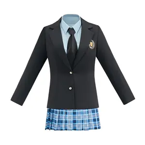 Mia Thermopolis Cosplay The Princess Diaries Costume Women's Shirt Jacket Skirts Suit Halloween Carnival Party School Uniform