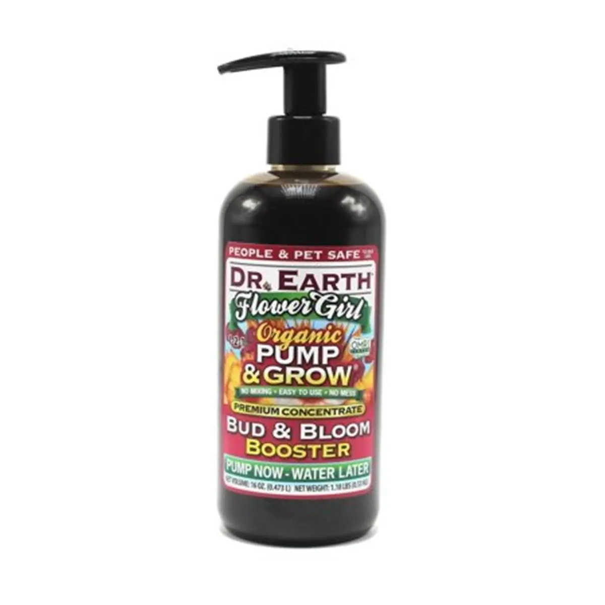 212 MAIN 16 oz Organic Flower Girl Pump & Grow Bud & Bloom Booster Fertilizer, Easy-to-Use Pump Bottle, OMRI Listed Liquid Fertilizers & Plant Food for Garden Enhancement (Home Improvement, Garden Supplies)