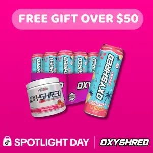 SPOTLIGHT x Summer Shred Energy & Burn Bundle | OxyShred Energy Drink + OxyShred Ultra Powder | RTD + Pre-Workout Combo | Zero Sugar
