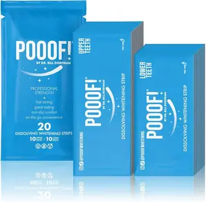 Dissolving Teeth Whitening Strips, Professional White Strips, Enamel-Safe, Zero Sensitivity Formula, Dentist-Developed Mint Whitener | 10-Day, 20 Strips