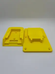 DEWALT 20V Tool & Battery Mount, 3D Printed Precision-Engineered Precision-Fit Holder, Adjustable Design with Tailored Compartments for Workshop Organization