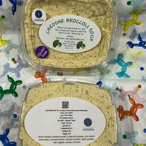 Broccoli cheddar soup serves 2-4