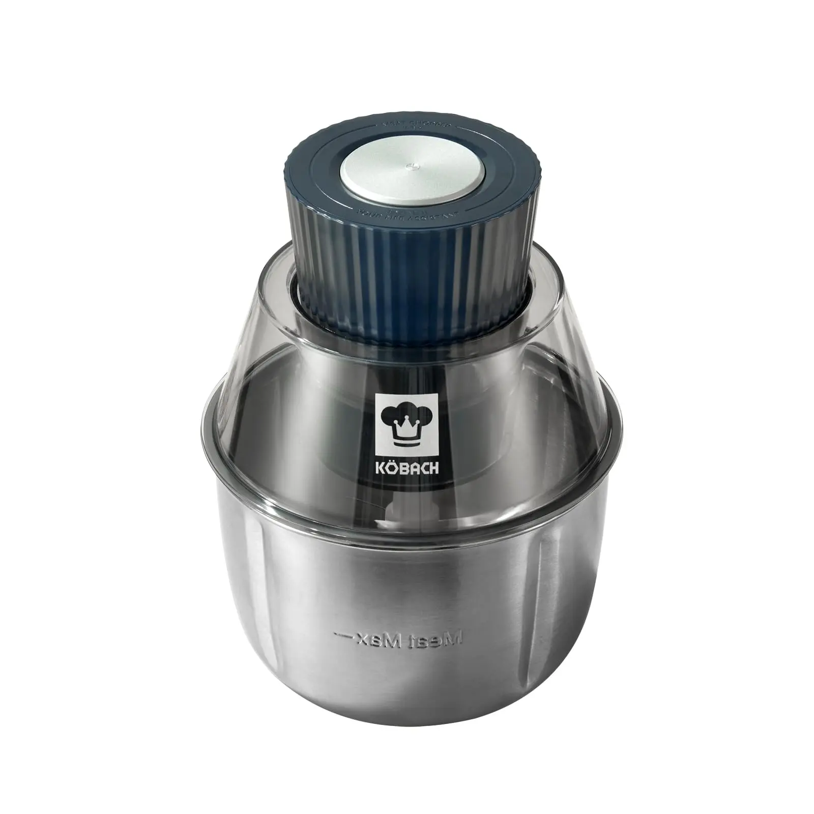 KOBACH Multi-Function Electric Food Chopper & Grinder, 1.9QT Stainless Steel Bowl, Powerful Meat Processor with Pure Copper Motor, Vegetable Grinder.