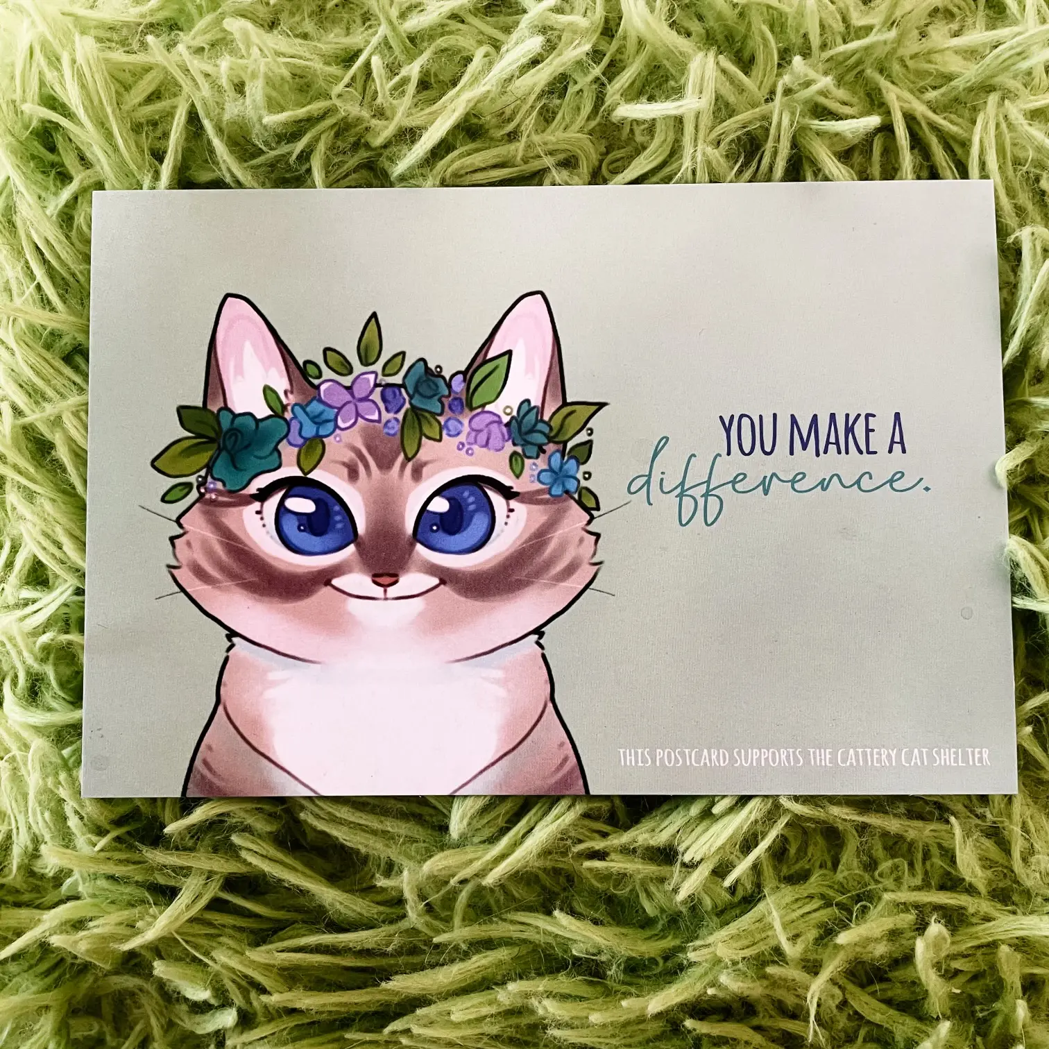 You Make a Difference Postcard You Make a Difference Postcard