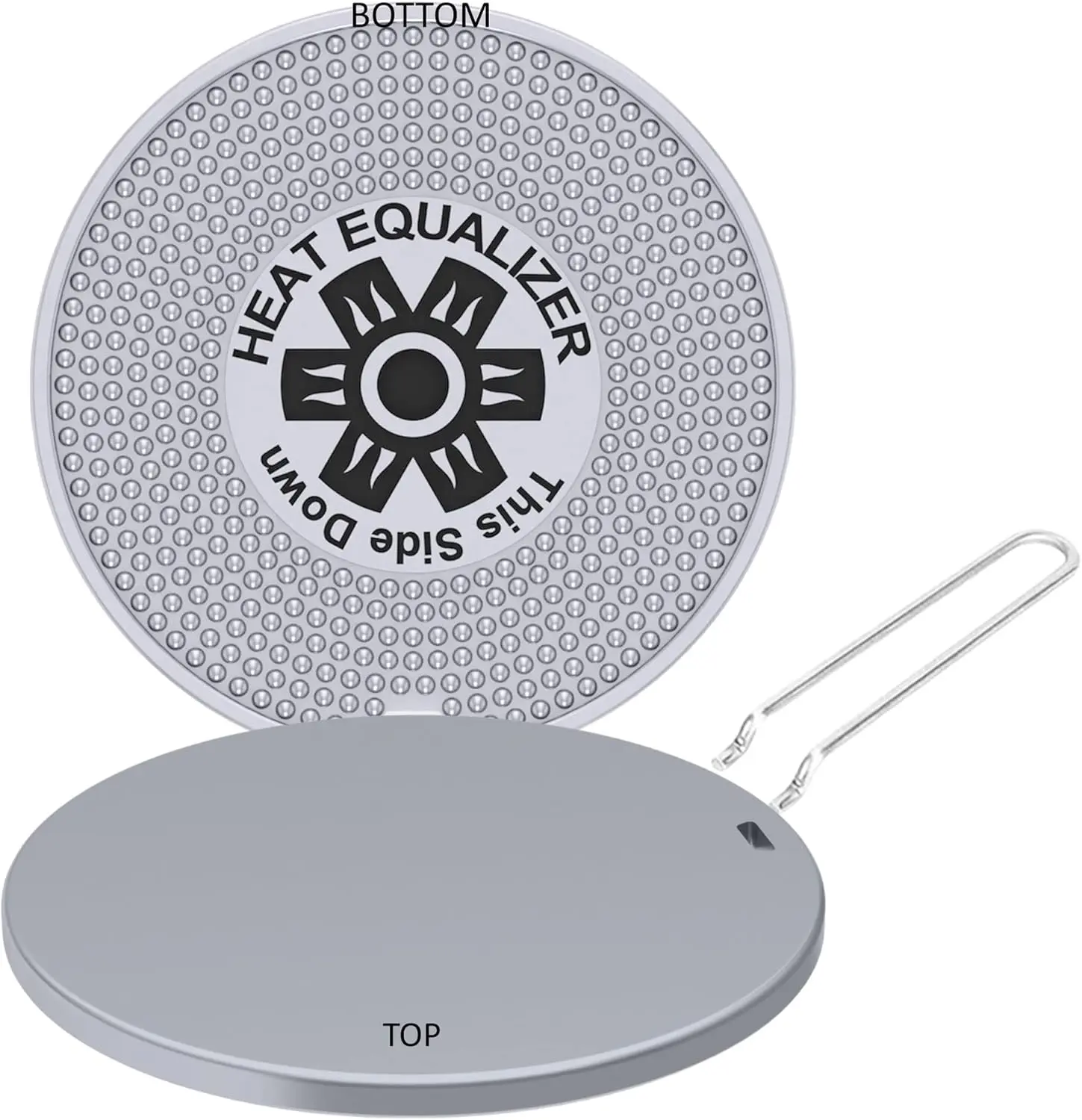 Heat Equalizer: 10mm thick- 6", 8", 9.25", 12" Aluminum & Copper Alloy-Heat Diffuser Plates - Ideal for Gas & Electric Stoves, thawing plate,Cookware Accessories"