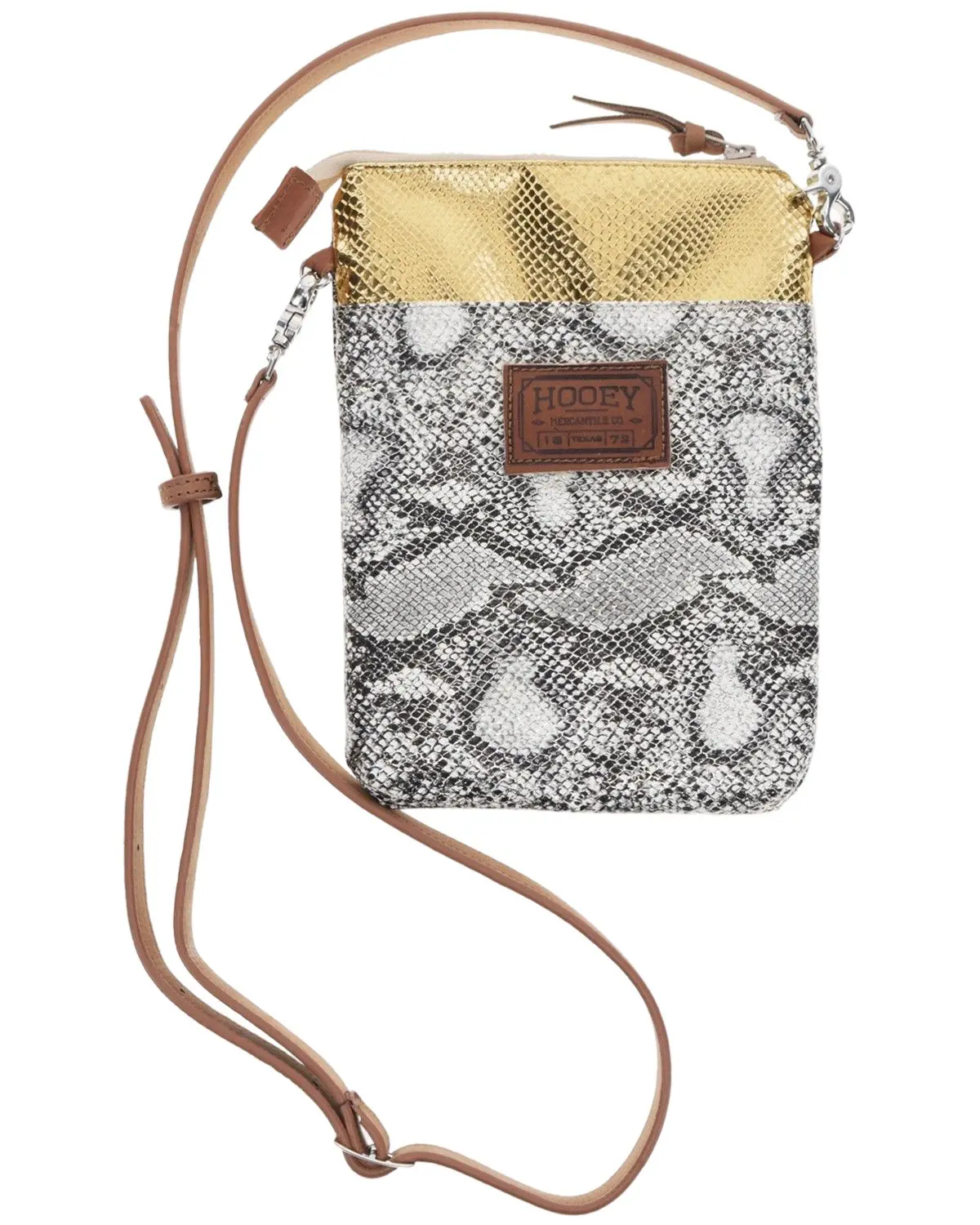 Hooey Women's Women'S Snake Print Crossbody Bag - Hcb004-Crbk