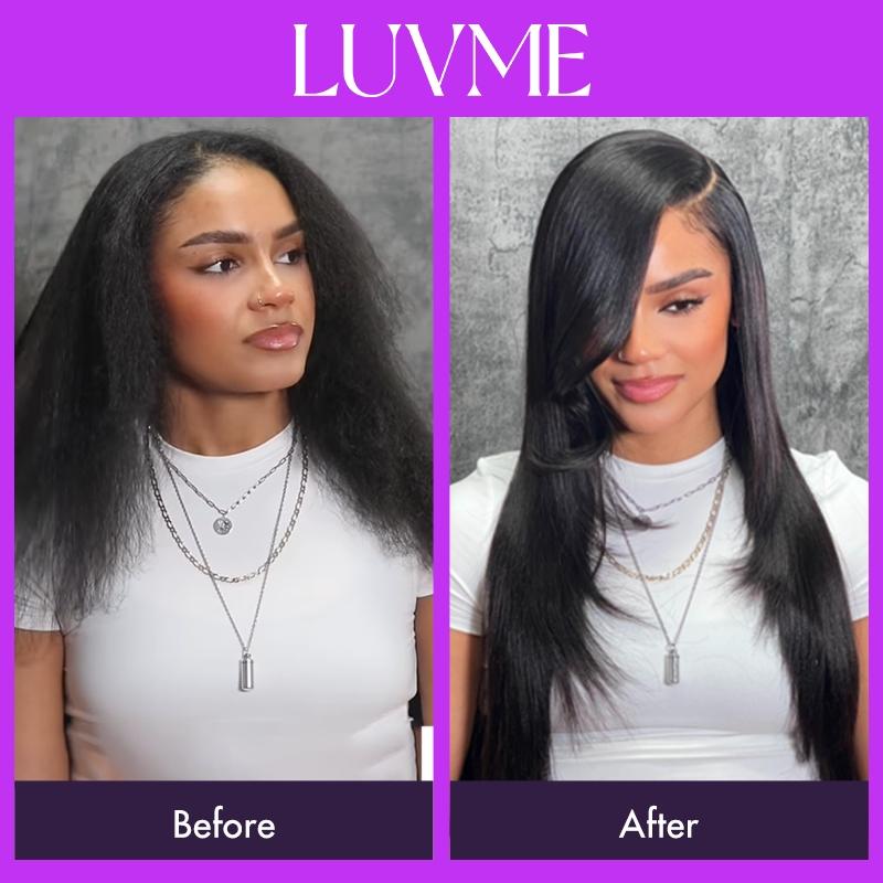 Luvme All Day Comfort Wig Glueless 7x6 Closure Pre Plucked Pre Bleached Pre Cut HD Lace Loose Body Wave Long Wig  Ready To Go