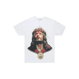 Amina 2.0 White Oversized Graphic T-Shirt