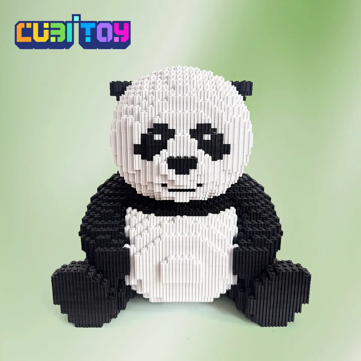 Cubi Giant Panda Series (2990PCS), miniature 3D building block model
