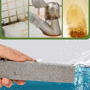 Reusable Pumice Scouring Pad Cleaning Stones, Home Cleaning Sticks, Gray Kitchen Supplies for Household Home Care (Sponges & Scouring Pads)-MM1