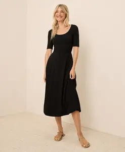 Women's Fit & Flare Signature Scoop Dress