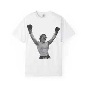 Victory Pose T-shirt |   Retro Boxing Illustration