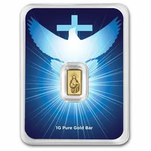 PAMP Blessings of Jesus Christ 1 Gram Gold Bar (Dove & Cross)