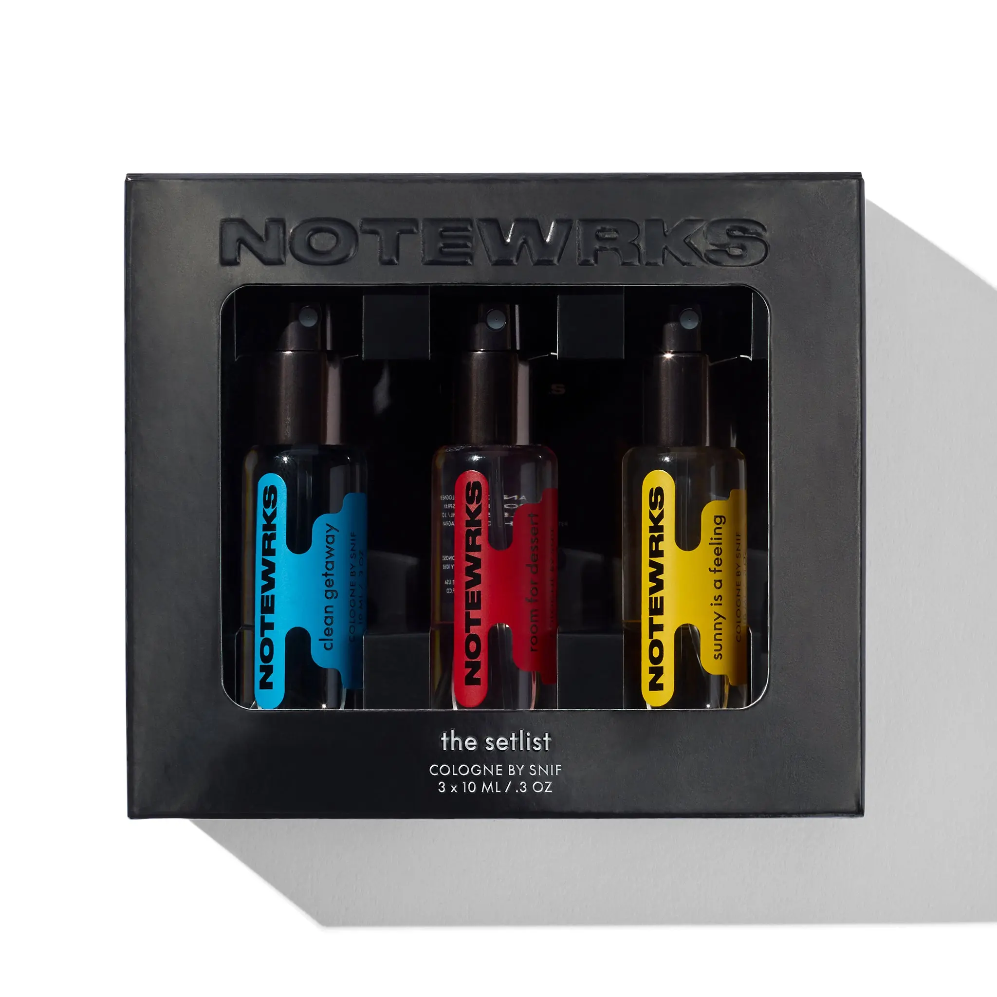 SETLIST TRAVEL SET - 3 x 10 ML COLOGNES SETLIST TRAVEL SET - 3 x 10 ML COLOGNES