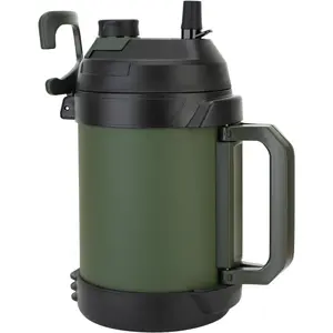 128oz Large Insulated Stainless Steel Sports Gallon Water Jug, Triple Wall Vacuum Insulated Water Bottle Keeps Cold up to 48 Hrs, Sweat Proof, Ideal for Gym, Hiking & Camping